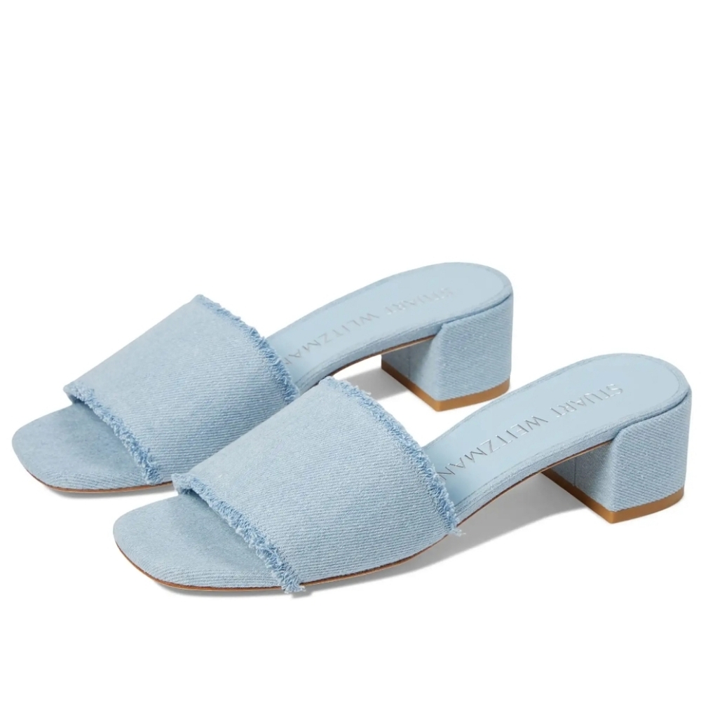 Stuart Weitzman Cayman 35 Block Slide $395 8